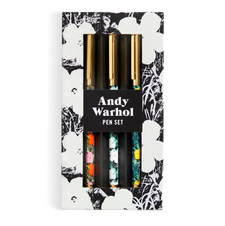 Cover image for 9780735382787 - Warhol Flowers Everyday Pen Set