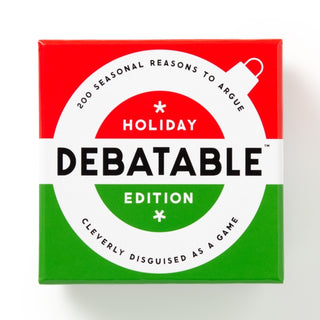 Cover image for 9780735382916 - Debatable Holiday Edition Social Game