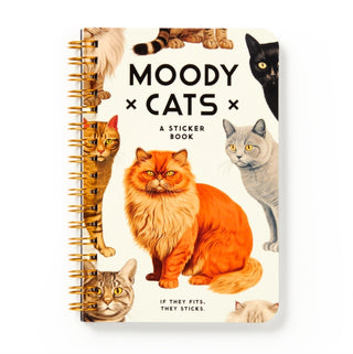 Supplemental image for 9780735382930 - Moody Cats Sticker Book