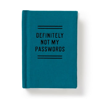 Cover image for 9780735382992 - Definitely Not My Passwords - Password Diary