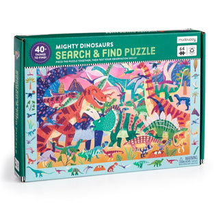 Cover image for 9780735383975 - Mighty Dinosaur 64 Piece Search & Find Puzzle