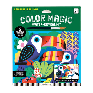 Cover image for 9780735384439 - Rainforest Friends Color Magic Water-Reveal Kit