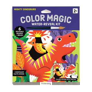 Supplemental image for 9780735384446 - Mighty Dinosaurs Color Magic Water-Reveal Kit