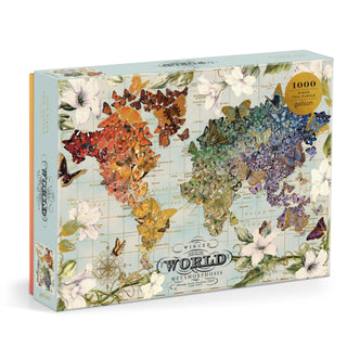 Supplemental image for 9780735384651 - Wendy Gold Winged Metamorphosis 1000 Piece Foil Puzzle