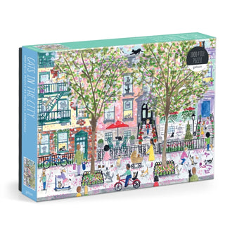 Supplemental image for 9780735384842 - Michael Storrings Cats In The City 1000 Piece Puzzle