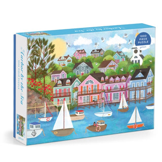 Supplemental image for 9780735384859 - Joy Laforme Harbor by the Sea 1000 Piece Puzzle