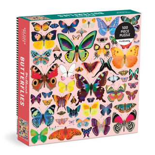 Supplemental image for 9780735385252 - Brilliant Butterflies 500 Piece Family Puzzle
