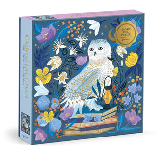 Supplemental image for 9780735385603 - Celestial Owl 500 Piece Foil Puzzle