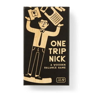 Cover image for 9780735385788 - One Trip Nick Wooden Balance Game