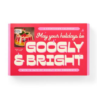 Supplemental image for 9780735385832 - Googly & Bright Holiday Ornament Countdown Calendar