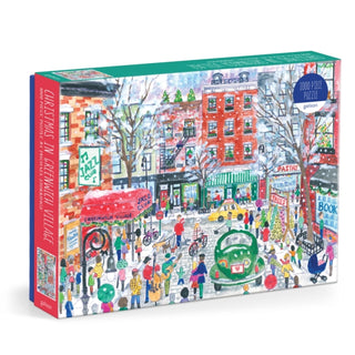 Cover image for 9780735386099 - Michael Storrings Christmas in Greenwich Village 1000 Piece Puzzle