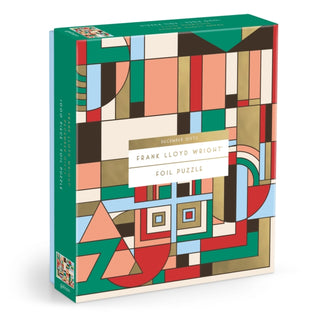 Cover image for 9780735386143 - Frank Lloyd Wright December Gifts 1000 Piece Foil Puzzle