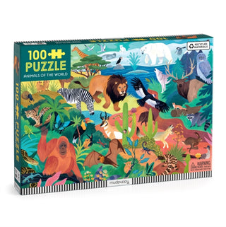 Cover image for 9780735386167 - Animals of the World 100 Piece Puzzle