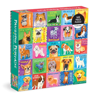 Supplemental image for 9780735386235 - Pawsome Portraits 500 Piece Family Puzzle