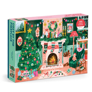 Supplemental image for 9780735386303 - Cozy by the Fireplace 1000 Piece Puzzle