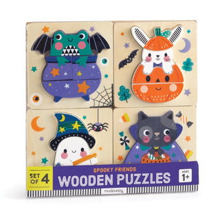 Cover image for 9780735386709 - Halloween Set of 4 Wood Puzzles