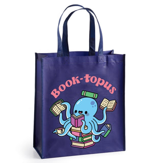 Supplemental image for 9780735386747 - Book-topus Reusable Shopping Bag