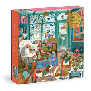 Cover image for 9780735386808 - Bookshop Afternoon 500 Piece Foil Puzzle