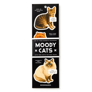 Cover image for 9780735386907 - Moody Cats Magnetic Bookmark Set