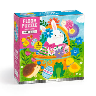 Cover image for 9780735387546 - Bunny Basket 25 Piece Floor Puzzle with Shaped Pieces