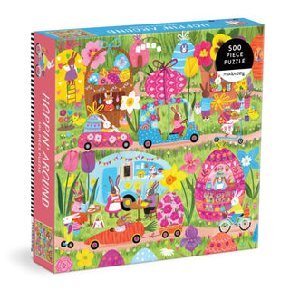 Supplemental image for 9780735387607 - Hoppin' Around 500 Piece Family Puzzle