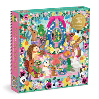 Cover image for 9780735387614 - Egg-cellent Day 500 Piece Foil Family Puzzle