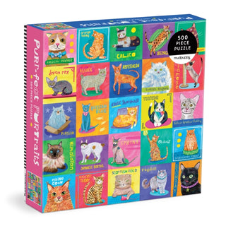 Cover image for 9780735387638 - Purr-fect Portraits 500 Piece Family Puzzle