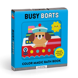 Cover image for 9780735387713 - Busy Boats Color Magic Bath Book