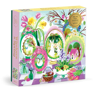 Cover image for 9780735388130 - Windows To Spring 500 Piece Foil Puzzle