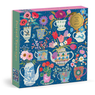 Cover image for 9780735388154 - Victoria Ball Potted Teacups 500 Piece Foil Puzzle