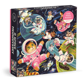 Cover image for 9780735388192 - A Space Meowdyssey 500 Piece Puzzle