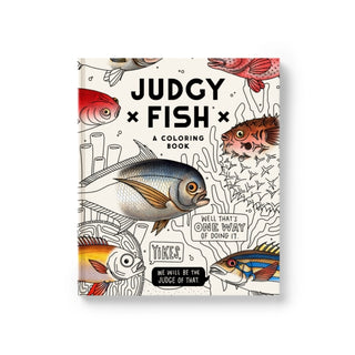 Cover image for 9780735388307 - Judgy Fish Coloring Book