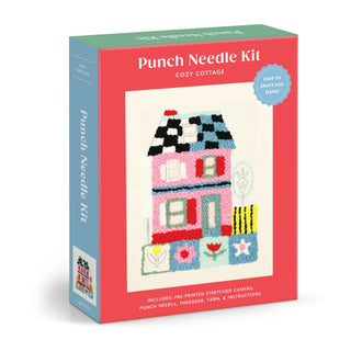 Cover image for 9780735388659 - Cozy Cottage Punch Needle Kit