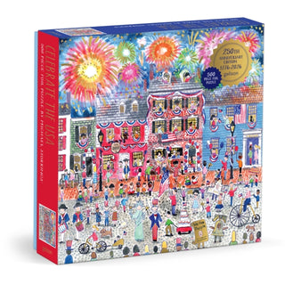 Cover image for 9780735388765 - Michael Storrings Celebrate The USA 500 Piece Foil Puzzle