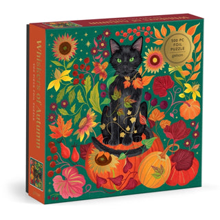 Cover image for 9780735389113 - Whiskers of Autumn 500 Piece Foil Puzzle