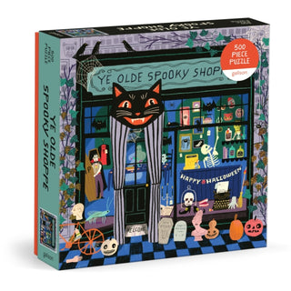 Cover image for 9780735389120 - Ye Olde Spooky Shoppe 500 Piece Puzzle