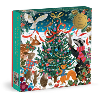 Cover image for 9780735389199 - Victoria Ball Woodland Merrymakers 500 Piece Foil Puzzle