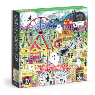 Cover image for 9780735389205 - Michael Storrings Haunted Amusement Park 500 Piece Puzzle