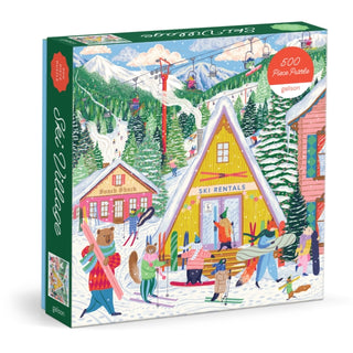 Cover image for 9780735389625 - Ski Village 500 Piece Puzzle