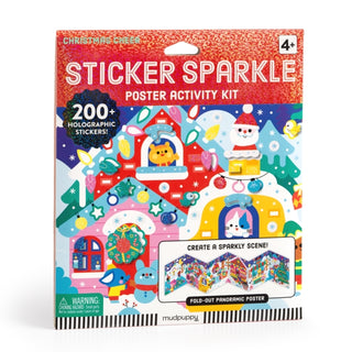 Cover image for 9780735389649 - Christmas Cheer Sticker Sparkle Poster Activity Kit