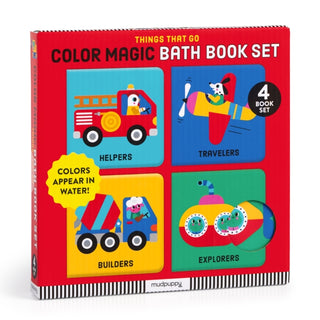 Cover image for 9780735389694 - Things That Go Color Magic Bath Book Set