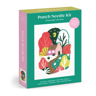 Cover image for 9780735389823 - Highland Cottage Punch Needle Kit