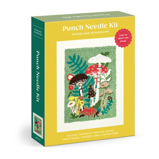 Cover image for 9780735389830 - Woodland Mushrooms Punch Needle Kit