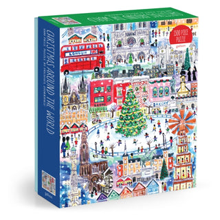 Cover image for 9780735389861 - Michael Storrings Christmas Around The World 1500 Piece Puzzle