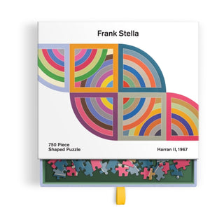 Cover image for 9780735389908 - Frank Stella Harran II 750 Piece Shaped Puzzle in a Drawer Box