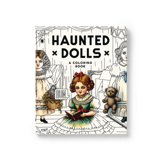 Cover image for 9780735390287 - Haunted Dolls Coloring Book