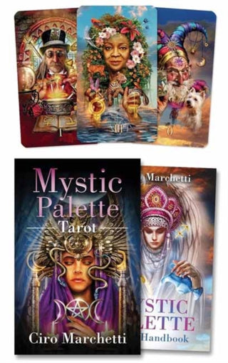 Cover image for 9780738776149 - Mystic Palette Tarot Kit