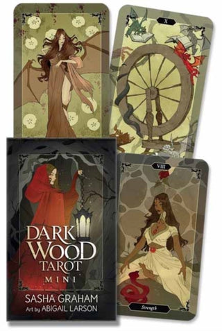 Cover image for 9780738777061 - Dark Wood Tarot Mini Deck
