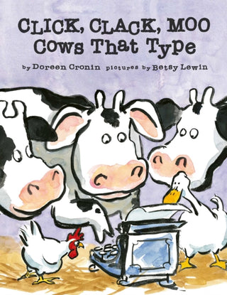 Cover image for 9780743461511 - Click, Clack, Moo - Cows That Type