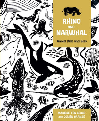 Cover image for 9780745978468 - Rhino and Narwhal – Animal Hide and Seek